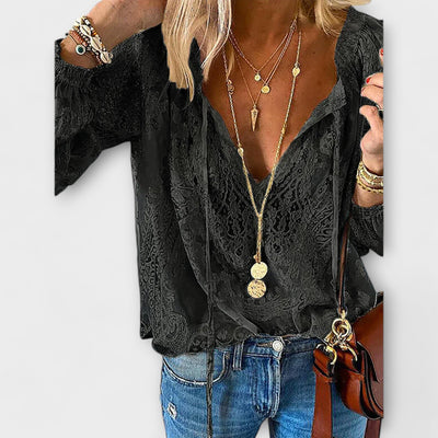 Lili - Unique Blouse with Lace Details