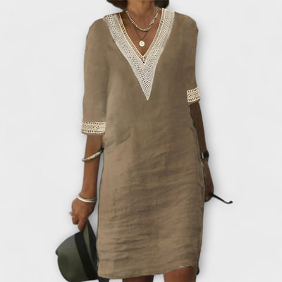 Helen -  Linen Dress