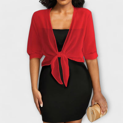 Olivia – Blouse with Open Front