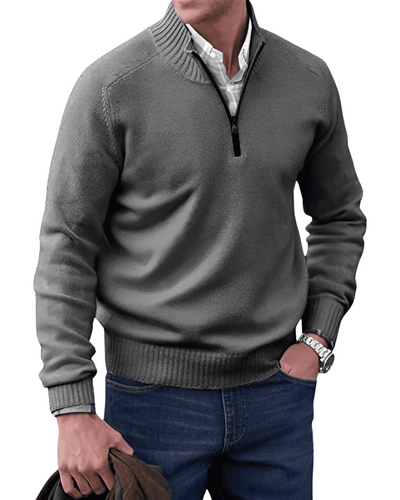 Casual Zip Sweater