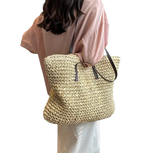 Lora.- Woven Tote Bag
