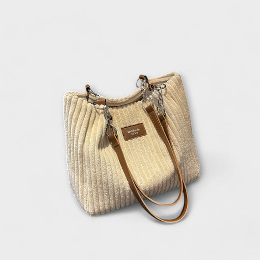 Lora. - Soft Cord Shoulder Bag