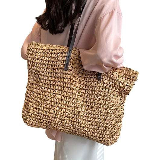 Lora.- Woven Tote Bag