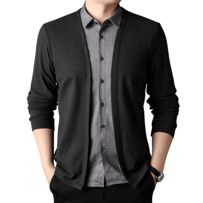 2-in-1 shirt and cardigan