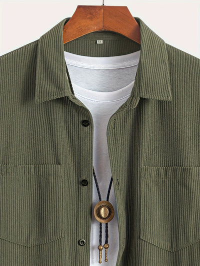 Casual Corduroy Cardigan