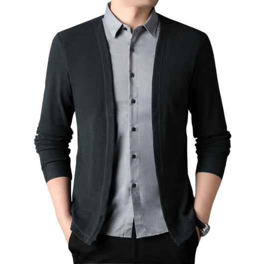 2-in-1 shirt and cardigan