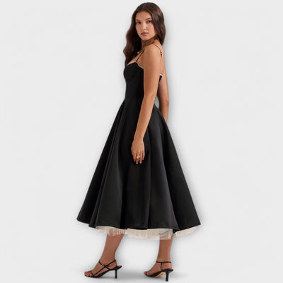 Amelie | Elegant Flowy Midi Dress