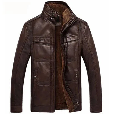 High-Quality Leather Men's Jacket