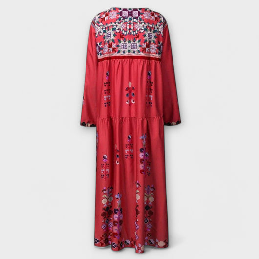 Vivi - Beautiful Boho Linen Maxi Dress