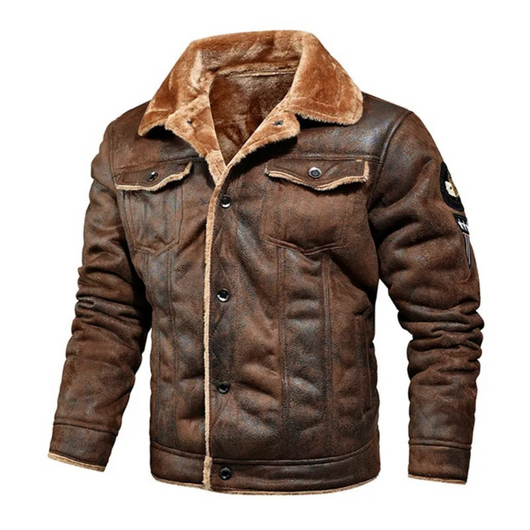Dobromir - Warm and Versatile Leather Jacket