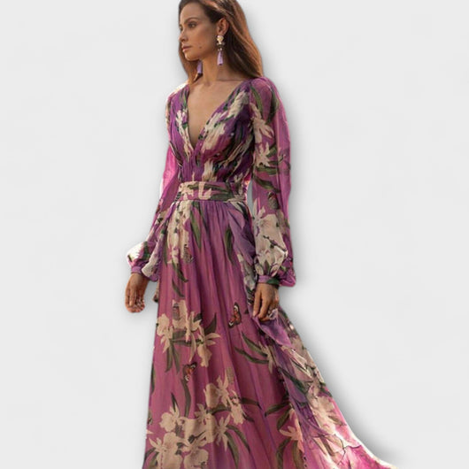 Isabella | Maxi Dress With Long Sleeves