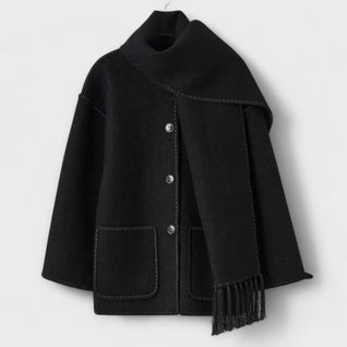 Chanel - Stylish Scarf Coat