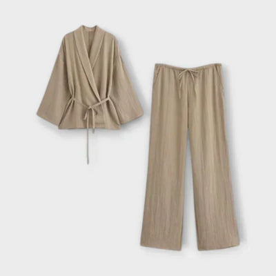 Serena - Women's Linen Co-Ord Set