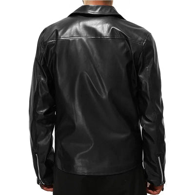 Casual Men's Leather Jacket
