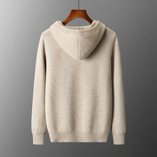 Elegant Merino Wool Hoodie