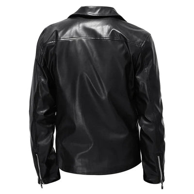 Casual Men's Leather Jacket