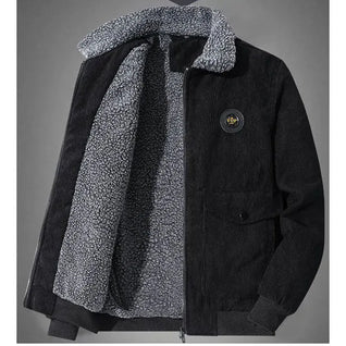 Elegant Fleece Lined Corduroy Jacket