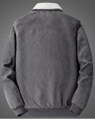 Elegant Fleece Lined Corduroy Jacket