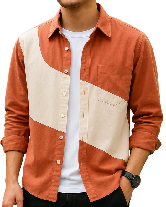 Cotton Bicolor Shirt