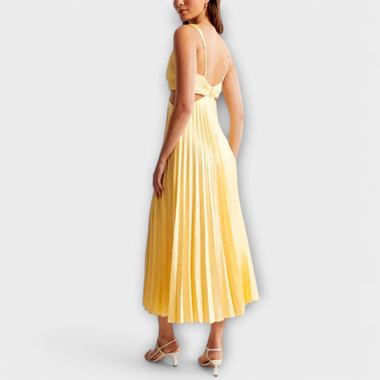 Elora | Elegant Pleated Evening Dress