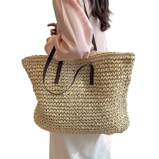 Lora.- Woven Tote Bag