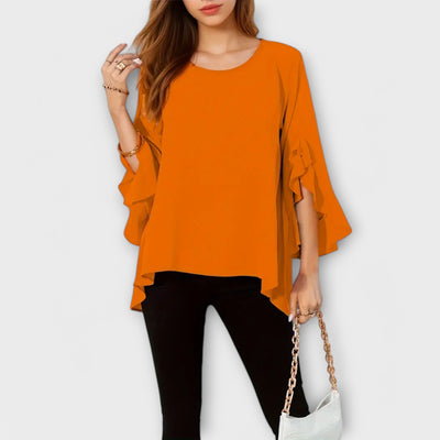 Aria – The Perfect Spring Blouse with Round Neck