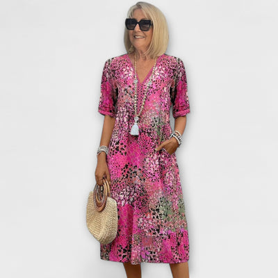 Jasmine - Vibrant Floral Dress