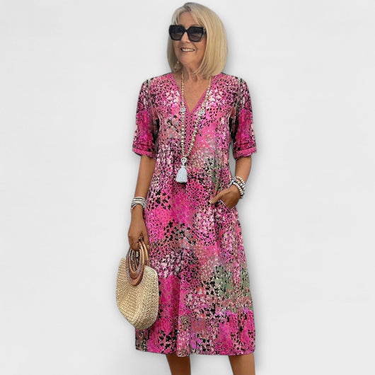 Jasmine - Vibrant Floral Dress