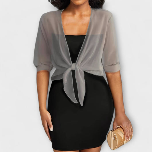 Olivia – Blouse with Open Front