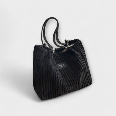 Lora. - Soft Cord Shoulder Bag