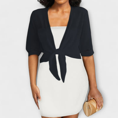 Olivia – Blouse with Open Front