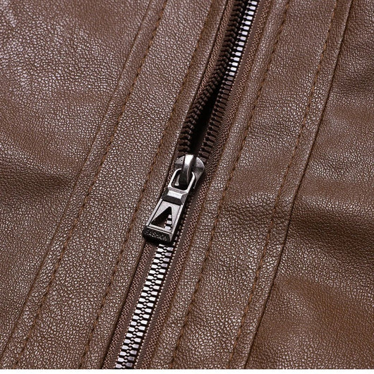 Vintage Leather Biker Jacket