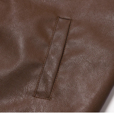 Vintage Leather Biker Jacket