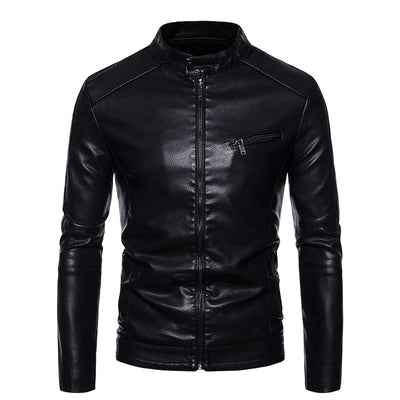 Plush Lined Leather Jacket