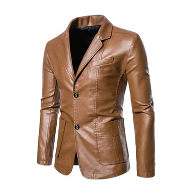 Business Casual Leather Jacket