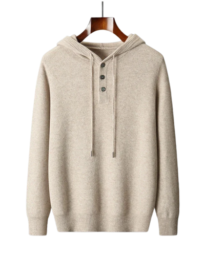 Elegant Merino Wool Hoodie