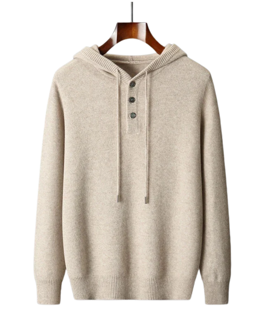 Elegant Merino Wool Hoodie